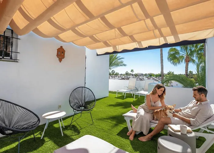 شقة Vacation I Naranjos, Duplex Penthouse, Golf Lovers, Security, Swimming Pool, Fastest Wifi With Rooftop And Terrace