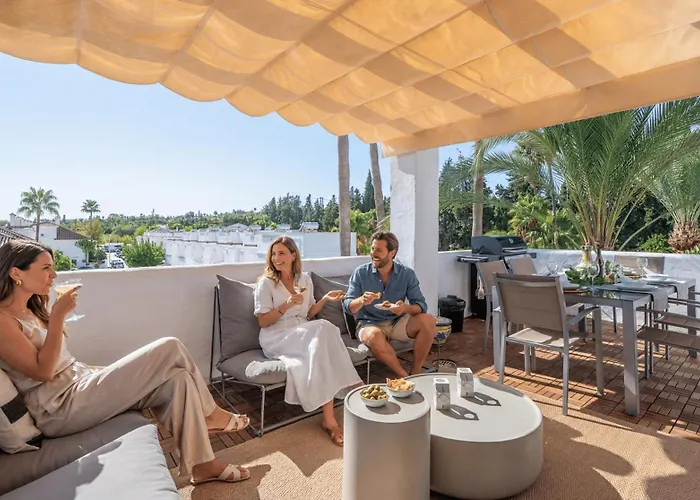 شقة Vacation I Naranjos, Duplex Penthouse, Golf Lovers, Security, Swimming Pool, Fastest Wifi With Rooftop And Terrace *